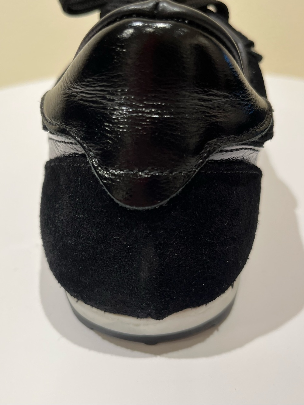 Luvishoes Bonia Black Rhinestone Crystal Suede Leather Sneakers NEW - Picture 8 of 9